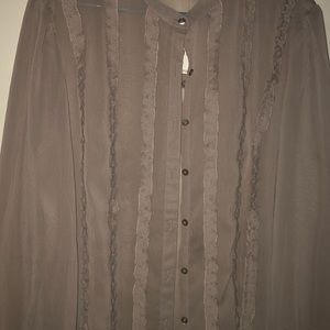 Ann Taylor LOFT Sheer Blouse